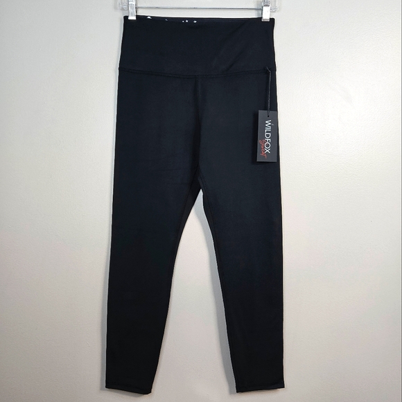 🔥FINAL💲⬇️Wildfox Women's Black Leggings, Size M ~ NWT - Picture 2 of 10